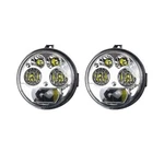 Led Headlight Brute Force Accessories, Pair Chrome 12V 4.5 Inch High Low .... Fixed Price $205.98.