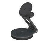 Adam Elements 360 QI2 15W 3-IN-1 Magnetic Charger Stand Iphone 17-12 Watch. Fixed Price $69.30.
