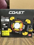 Coast WLR1-Y 1150 Lumen Rechargeable Dual Power Twist Focus Work Light New. Fixed Price $35.00.