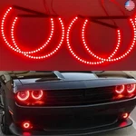 Qiuko 4PCS Rgb Multi-color Led Angel Eye Halo Ring Demon Kit Headlight. Fixed Price $107.80.