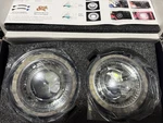 Hwstar 7" Halo Starry Dragon Eye Super Bright Led Headlights 6000K Chrome New. Fixed Price $72.00.