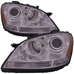 Headlight Set Chrome W/ Perf Lens Fits 2006-2007 Mercedes Benz ML350 MI500. Fixed Price $289.99.