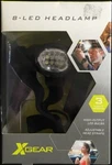 Xgear 8 Led Headlamp Headlight 3 Modes Pivots New (batteries Not Included). Fixed Price $12.99.