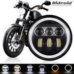 For Indian Scout Bobber 2017-2021 5.75" Led Headlight Halo Hi/low Beam Drl. Fixed Price $35.99.