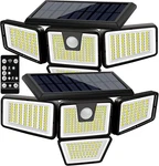 Solar Lights Outdoor, 2 Pack 300 Led High Brightness Cordless Motion Senso. Fixed Price $51.99.