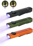 Olight Arkfeld Uv + White Led Flashlight, 1000 Lumens, Black, Od, Orange Colo. Fixed Price $63.99.