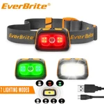 Everbrite Led Headlamp Rechargeable 7 Lighting Modes Red Green Tail. Fixed Price $13.79.