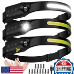 Nessciera Led Headlamp 3-PACK Rechargeable 230 Wide Beam 400 Lumens. Fixed Price $33.97.