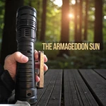 World Brightest Flashlight 200K Lumens 1 Million Candela Rechargeable Tactical. Fixed Price $65.99.