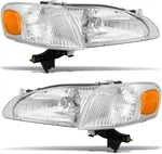 Chrome Housing Driver Passenger Side Headlights For 1998-2000 Toyota Corolla. Fixed Price $115.99.
