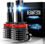 Beamtech H11 Led Bulbs, Fanless Line H8 H9 6500K 12000LM 60W Xenon White Halo. Fixed Price $53.40.