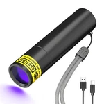 Sevenka Black Uv Flashlight, Rechargeable 365NM Ultraviolet Mini &. Fixed Price $12.74.