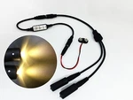 Micro Effects Light 2X White Led & Control Flash Blink Strobe 9V Prop MELKITW-4B. Fixed Price $12.99.