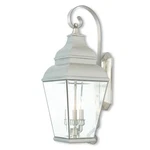Livex Lighting 2593-91 Exeter Brushed Nickel Outdoor Wall Lantern. Fixed Price $1019.99.