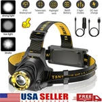 High Powered Led Headlight Super Bright Torch Usb Rechargeable Camping Lamp. Fixed Price $11.49.