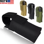 Tactical Molle Flashlight Holder Belt Holster Pouch Torch Carry Case. Fixed Price $7.99.