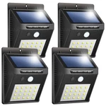 4X 20 Led Solar Power Wall Light Waterproof Outdoor Pir Motion Sensor Path Lamp. Fixed Price $19.98.