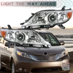 Projector Headlights Headlamps For Toyota Sienna 2011 2012-2020 Left+right Pair. Fixed Price $94.99.