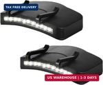 Mudder 2 Pcs Hat Clip 11 Led Cap Lights On Battery Powered Br. Fixed Price $17.84.