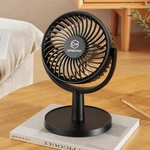 Shinebella 4 Speeds Small Desk Fan With Strong Airflow, Inch, Black. Fixed Price $23.27.