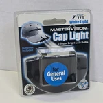 Cap Hat Light White 3 Led Construction Yard Fishing Camping Hiking Mastervision. Fixed Price $14.20.