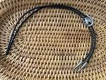 Equestrian Black & Horseshoe Bolo Tie Vintage Pewter Leather. Fixed Price $19.50.