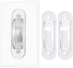 Wall Switch Guards Plate Covers Child Safety Security Home 2 Piece, Clear. Fixed Price $9.11.