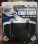 Mastervision White Led Cap Light W/batteries - For Outdoors Running New Box. Fixed Price $15.00.