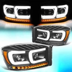 For 2006-2009 Ram Truck Dual Led Drl+sequential Signal Projector Headlight Lamps. Fixed Price $213.88.