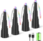 Fly Fans For Tables, Rechargeable Fan, Tabletop Bug With Colorful Light. Fixed Price $54.76.