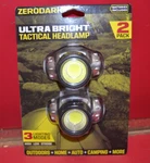 Zerodark Ultra Bright Tactical Headlamp 120 Lumens 2PK 6 Aaa Included*brand New*. Fixed Price $24.95.