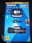 Kobalt Led Headlamp Faro Rechargeable 2400 Lumens Usb Impact-resistant Black. Fixed Price $55.00.