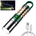 High Power Flashlights, 100000 Lumen Rechargeable Led Small, Green. Fixed Price $24.64.