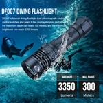 Trustfire DF007 Diving Flashlight Underwater 100M Photography Video Torch. Fixed Price $52.79.