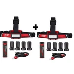 Milwaukee 600 Lumens Led Redlithium Usb Low-profile Hard Hat Headlamp (2-PACK). Fixed Price $136.09.