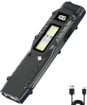 Ciwuzxs Edc Tactical Flashlight DT007, Compact Mode Pocket Led Small, Black. Fixed Price $21.82.