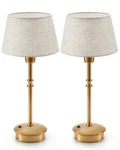 Umexus Small Cordless Rechargeable Table Lamps Set Of 2, Dimmable Batter.... Fixed Price $83.04.