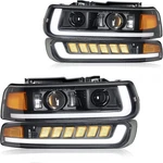 Bdfhyk Led Headlights For 99-02 Chevy Silverado 00-06 Suburban Tahoe. Fixed Price $289.00.