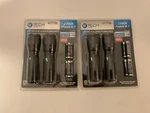 Tech Commerical Electric Led Tactical Style Flashlights Pk X2 Hiking Camping. Fixed Price $28.28.