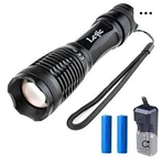 Leyic Ultra Bright Tatical Flashlight Mode XML-T6. Fixed Price $49.95.