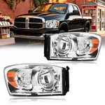 Assembly, Headlights Replacement Compatible With 2006-2008 Dodge Ra.... Fixed Price $134.25.