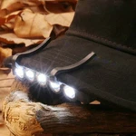 5 Led Hat Cap Ultra Bright Flashlight Outdoor Camp Fishing Hunting Riding. Fixed Price $7.99.