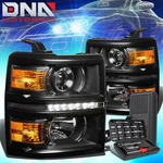 For 2014-2015 Chevy Silverado Led Drl Black Housing Projector Headlights+tools. Fixed Price $200.99.