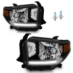 Headlights With Drl Strip For 2014-2021 Toyota Tundra Halogen Headlamp Replac.... Fixed Price $205.17.