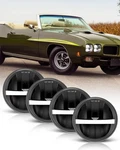 Braveway 4PCS 5.75 Inch Round Led Headlights Dot Approved White Drl,. Fixed Price $146.94.