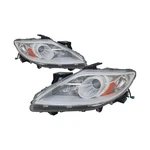 Perde Headlight Set Compatible With Mazda CX-9 2010-2012 Halogen Chrome Housi.... Fixed Price $526.89.