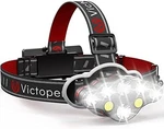 Victoper Rechargeable Headlamp 8 Led Super Bright Usb Waterproof Headlight. Fixed Price $21.99.