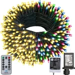 Haili Christmas Lights OUTDOOR,105FT 300 Led Color Changing With Timer.... Fixed Price $39.87.