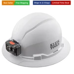Rl Hard Hat, Rechargeable Headlamp, Non-vented, Full Brim Style, Padded Self-.... Fixed Price $133.40.