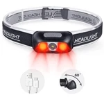 Cosmoing Rechargeable Headlamp, 500 Lumen Ultra Red (1 Pack),. Fixed Price $13.85.